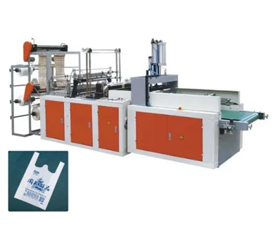 Automatic T-shirt bag making machine